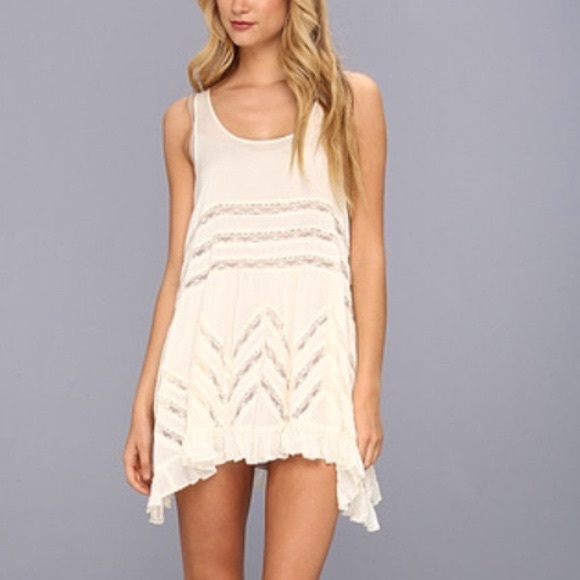 Free People Dresses & Skirts - Free People Voile and Lace Trapeze Slip Dress